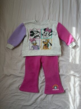 Disney Kids' Pink & Lilac Mickey & Friends Set